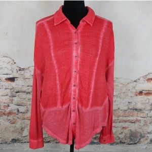 Free People Button Up Tunic